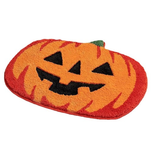 2-Pack Halloween Pumpkin Floormat, 85 x 59 cm Door Mat with Non-Slip Rubber Lined for Home, Bathroom, Entrance Door 2-Pack Halloween Pumpkin Floormat, 85 x 59 cm Door Mat with Non-Slip Rubber Lined for Home, Bathroom, Entrance Door